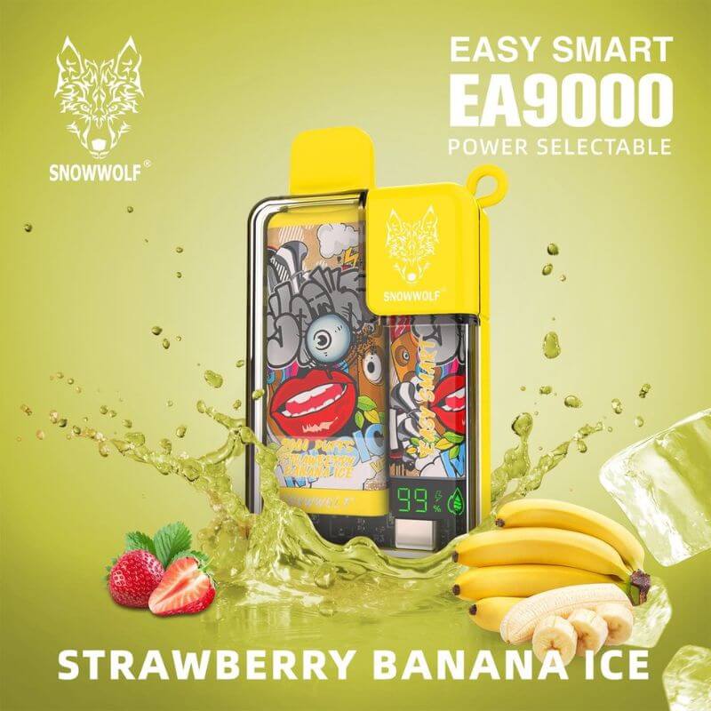 SNOWWOLF EA9000 STRAWBERRY BANANA ICE