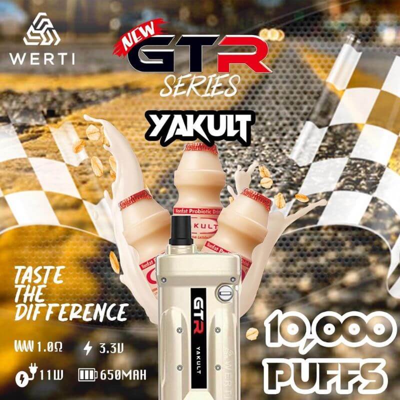 WERTI GTR 10000 Puffs Yakult